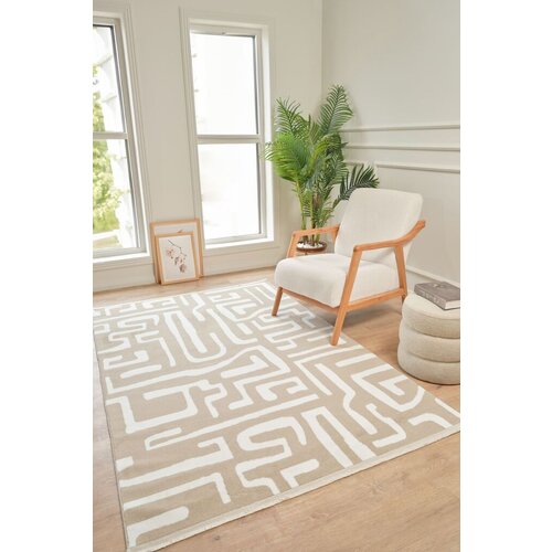 Conceptum Hypnose tepih moderno 3335, pravougaoni, 150x220 cm, krem-bež Cene