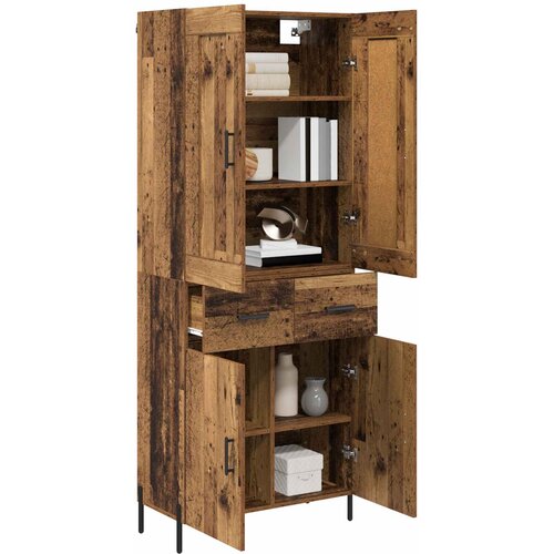  Highboard 2 kom. Staro drvo 69,5 x 34 x 180 cm Slike