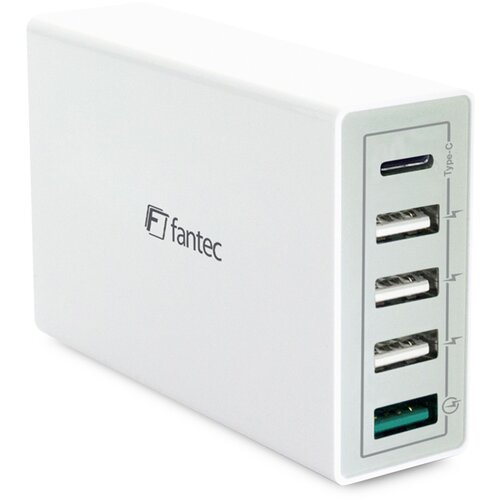 Fantec QC3-A51 Quick Charge 3.0 40W 5 USB Ports white Cijene