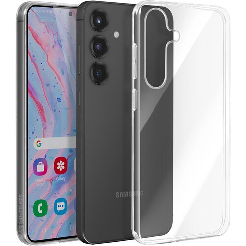 AVIZAR Ohi&scaron;je za Samsung Galaxy S25 Plus Silikonski mehki gel debeline 1 mm, Prozorno, (5000016661) Cene