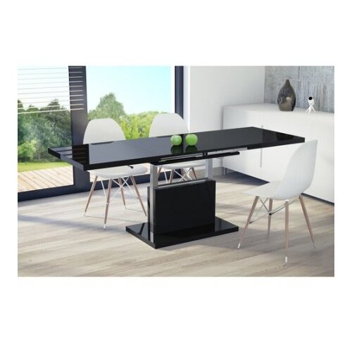  Multifunkcionalni Sto Aston Glossy Crni ( 1656 ) Cene