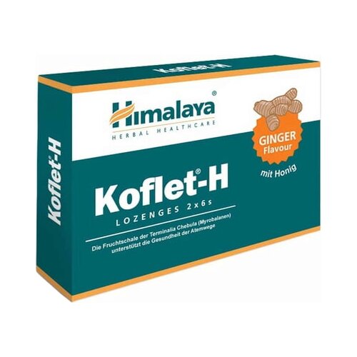 Himalaya Pure Herbs Koflet-H pastile - đumbir Slike