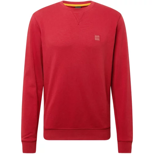 BOSS Orange Sweater majica 'Westart' crvena