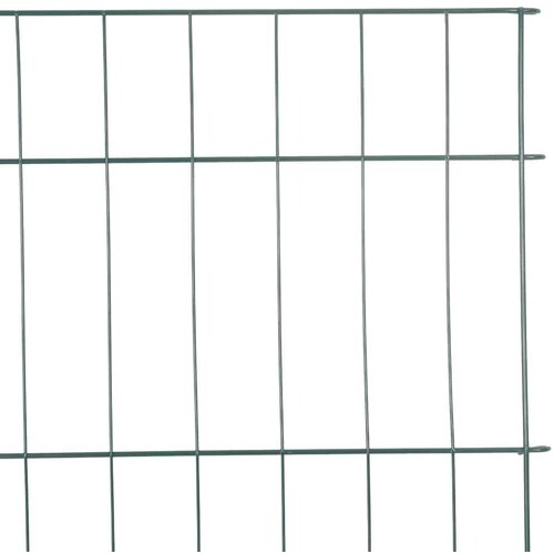 VidaXL Set ograde za ribnjak 8 pcs Zelena 50 x 80 cm Čelik Slike