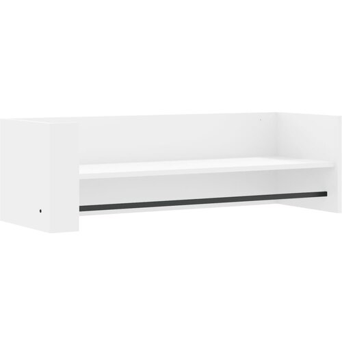Maison Chic Stenska polica - Viseča Polica bela 100x35x30,5 cm inženirski les, (21794121) Slike