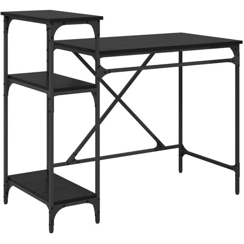  Stol Crni hrast 105 x 50 x 90 cm Konstruirano drvo Slike