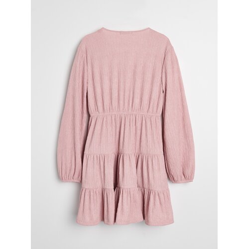 Sinsay Mini babydoll haljina od strukturiranog materijala Slike