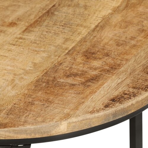  Uklapajući stolići 3 kom od masivnog grubog drva manga Slike