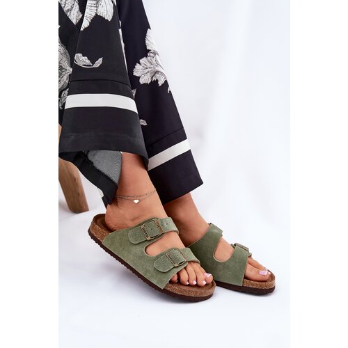 Big Star Ladies Suede Sandals With Buckles Cene