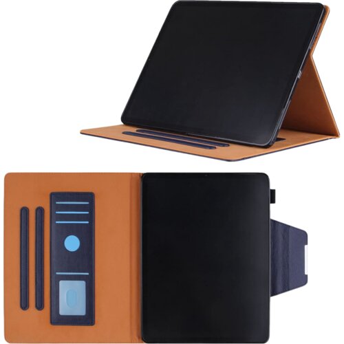 NIKCORP Ovitek za iPad Air 4 10.9 magnetni preklopni iz ekolo&amp;scaron;kega usnja s funkcijo stojala in samodejnim spanjem, mornarsko moder, (5000139086) Slike