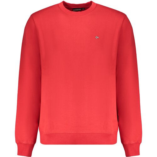 Napapijri RED MEN&amp;amp;#39;S ZIP-LESS SWEATSHIRT Slike