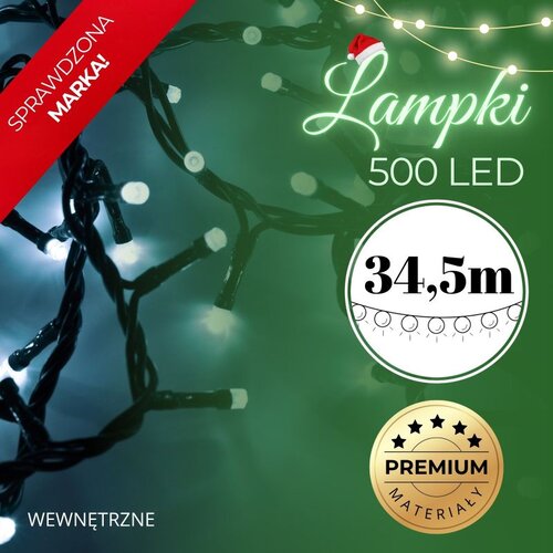  Cl0534 božićna lampica 500 led Slike