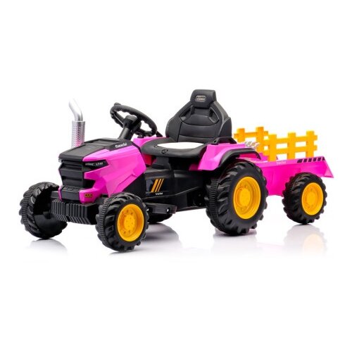 Premium Stil Dečiji traktor sa prikolicom i daljinskim roze ( 13616 ) Cene