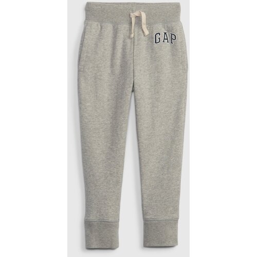 GAP Grey boys' sweatpants french terry logo Cene