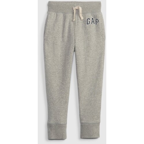 GAP Grey boys&amp;#039; sweatpants french terry logo Slike