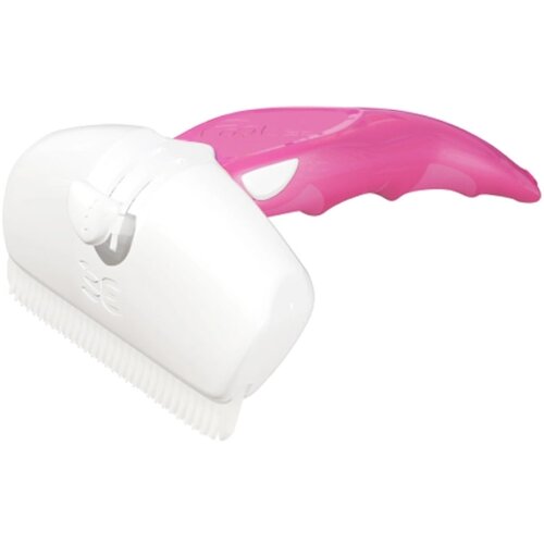 Foolee furminator Dog L Češalj za uklanjanje osipane dlake ljubimaca Roze Slike