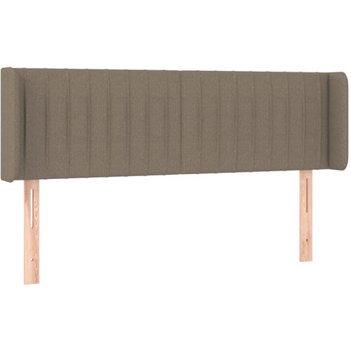 Maison Chic posteljno vzglavje - vzglavna omarica - nočna omarica z ušesi taupe 147x16x78/88 cm blago, (21713281) Cene