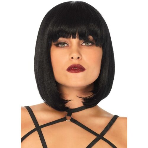 Leg Avenue SHORT NATURAL BOB WIG BLACK Cene