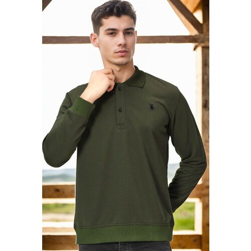 Dewberry V4007 MEN'S SWEATSHIRT-PLAIN KHAKI Cene