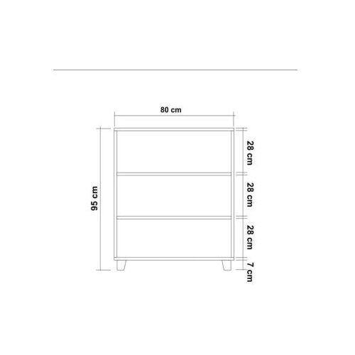 Hanah home komoda leva gravis colorblock Slike