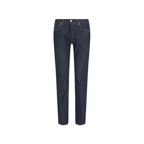 Levi's Jeans hlače 501® 00501-0162 Mornarsko modra Original Fit