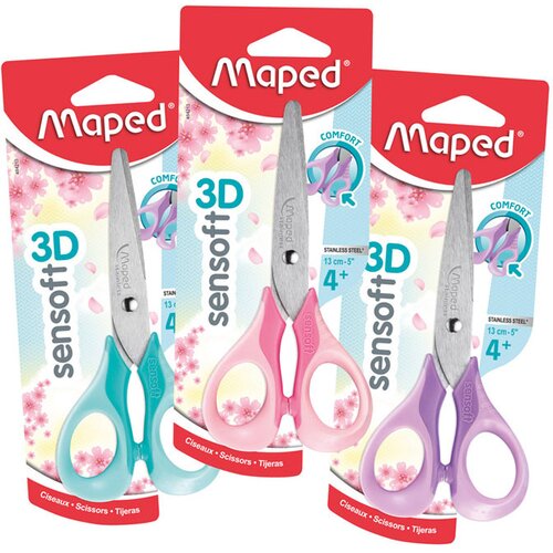 Maped Škarje Sensoft 3D Pastel, 13 cm Cene