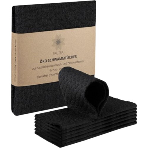 PROTEA Komplet eko gobastih krp - Črna Cene