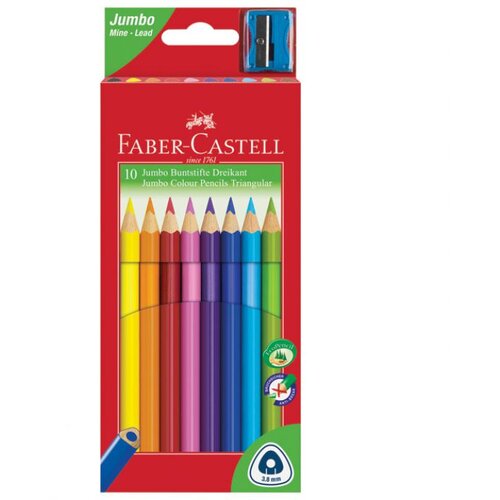  BOJE DRVENE 10BOJA TROKUTASTE PLUS &Scaron;ILJILO FABER-CASTELL 116510 BLISTER Cijene