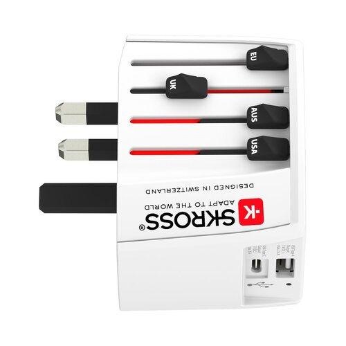 Skross PA48USBC - Putni adapter MUV USB AC, USB A+C, 15W Slike