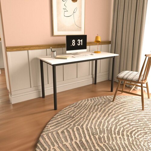 Hanah home viva - 110 x 55 - black, white blackwhite study desk Cene