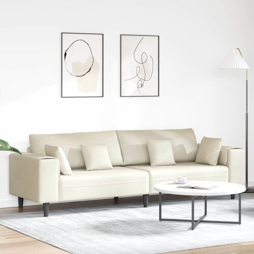 SOFA Krema 250 x 77 x 76 cm Baršun Cene
