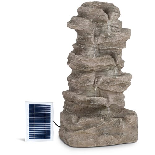 Blumfeldt Stonehenge XL, solarna fontana, LED rasvjeta, poliresin, litij-ionska baterija Slike