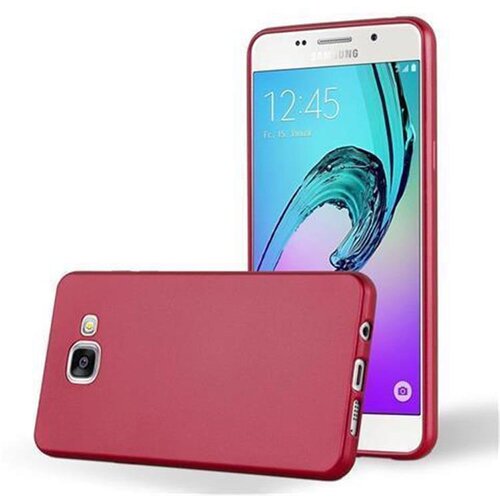 Cadorabo Ohi&scaron;je, združljiv s Samsungom v kovinsko rdeči - za&scaron;čitni pokrov, narejen iz fleksibilnega silikona TPU, (20584786) Cene