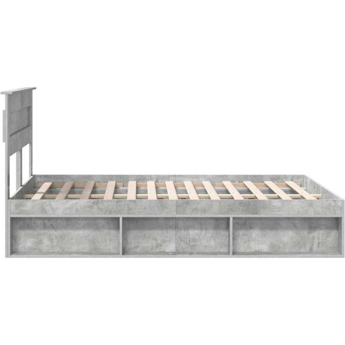  Okvir za krevet s madracem Betonska siva 150 x 200 cm Slike