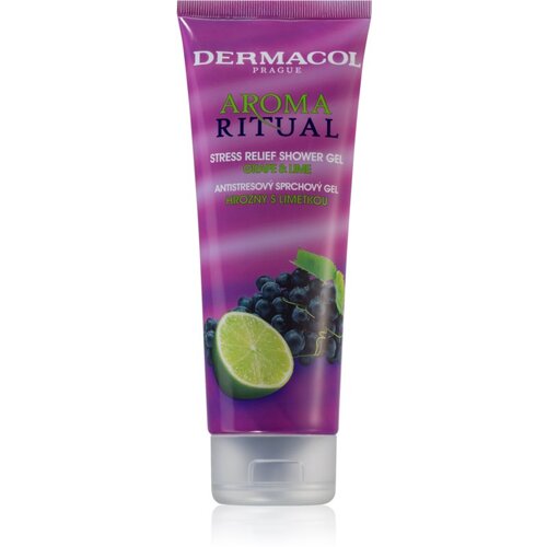 Dermacol Aroma Ritual Grape & Lime pomirjajoč gel za prhanje 250 ml za ženske Cene