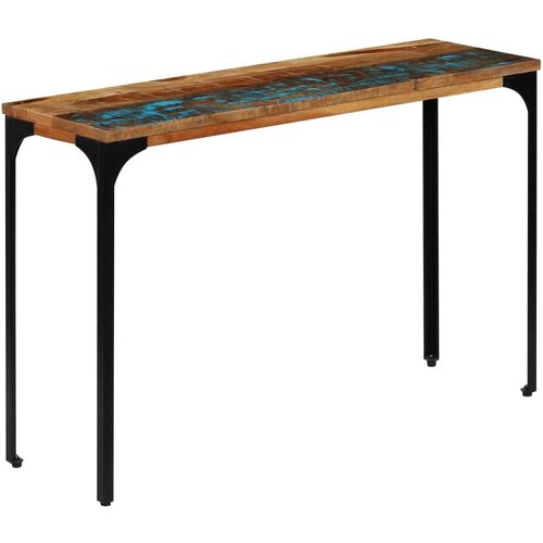  Konzolni stol od masivnog obnovljenog drva 120 x 35 x 76 cm Slike