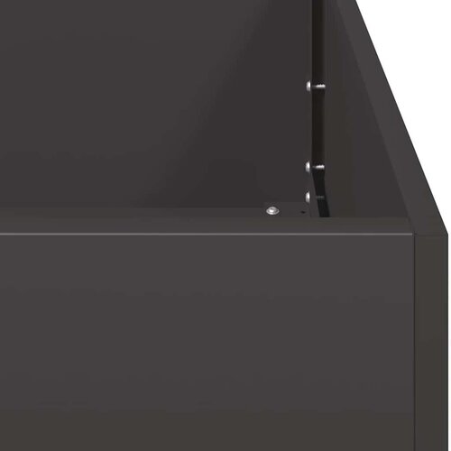 VidaXL Sadilica crna 80x80x40 cm od hladno valjanog čelika Slike