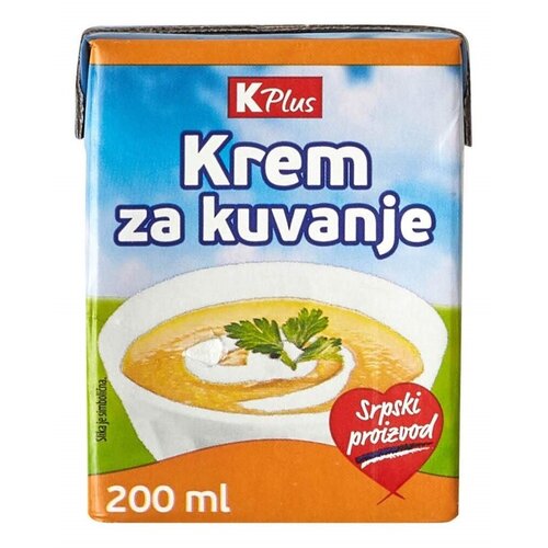 K Plus Krem za kuvanje 200ml Cene