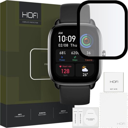HOFI HYBRID PRO+ HIBRIDNO STEKLO ZA AMAZFIT GTS 4 MINI ČRNO 0,33MM, (22069469) Cene