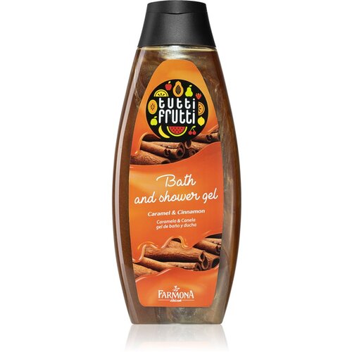 Farmona Tutti Frutti Caramel &amp;amp; Cinnamon gel za prhanje in kopanje 425 ml Slike