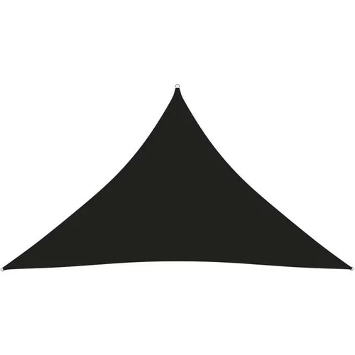  senčno jadro oksford blago trikotno 5x5x6 m črno