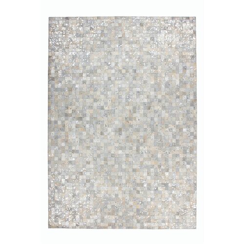 Kayoom RAVNO TKANA PREPROGA Rocket 110 Grau / Silber 80/150 cm siva, srebrne barve Cene