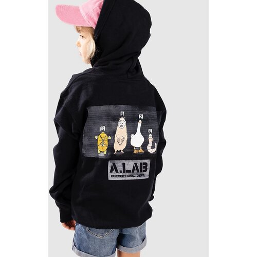 A-Lab Heist Kids Pulover s kapuco black Cene