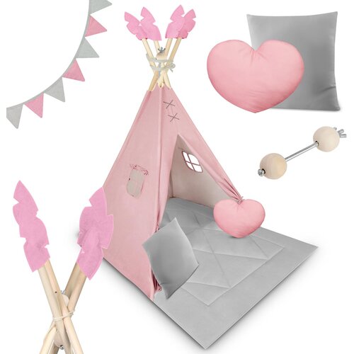 Janshop Tipi &scaron;otor za otroke NK -406 Nukido - Pink, (21389260) Cene