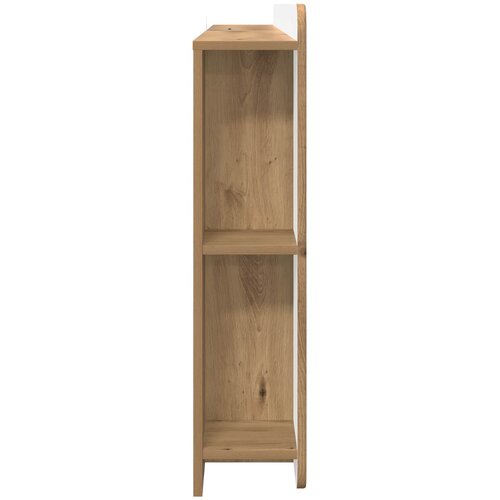  Glava kreveta s ormarićem Hrast artisan 160 cm Slike