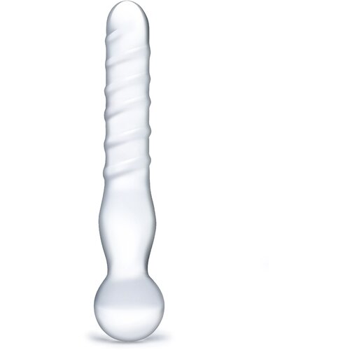 Gl&amp;auml;s Joystick Clear Glass Dildo Slike