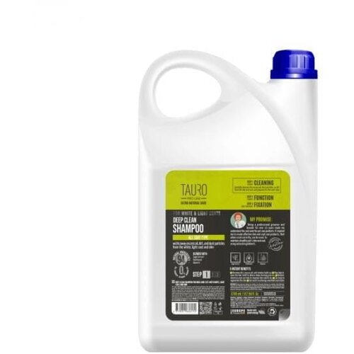 Tauro Pro Line Pure Ultra Natural White Coat Care Deep Clean Shampoo - 3.785 l Cene