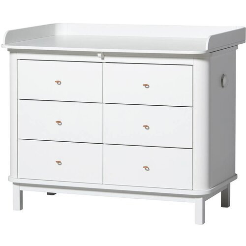 Oliver Furniture&amp;reg; komoda s previjalno mizo white Slike