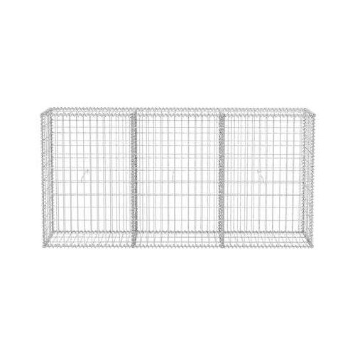 VidaXL Gabionska ko&amp;scaron;ara od pocinčanog čelika 200 x 30 x 100 cm Slike