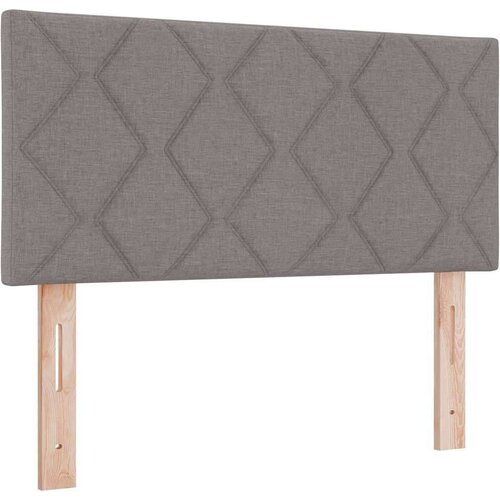  Boxspring krevet s madracem s madracem Sivo-smeđa 90 x 190 cm Slike